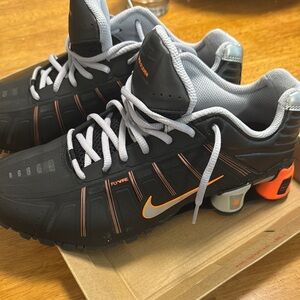 Nike Black and Orange Running Shoes